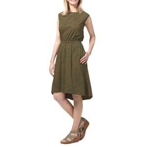 Royal Robbins Spotless Traveler Dress Womens Large Lizard Rio Floral